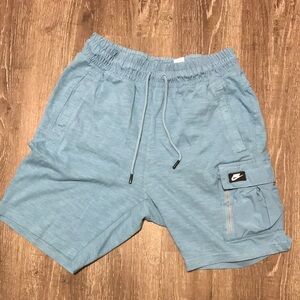Nike Men's Light Blue Cargo Shorts